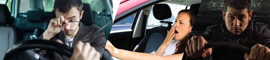 ГИБДД настоятельно рекомендует водителям исключить управление автомобилем уставшими